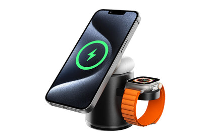 Kogan 3-in-1 Qi2 Foldable Wireless Charging Stand