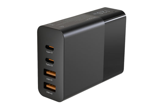 Kogan 120W 4-Port GaN Super Fast PD Phone Charger