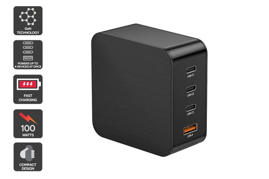 Kogan 100W 4-Port GaN Super Fast PD Phone Charger
