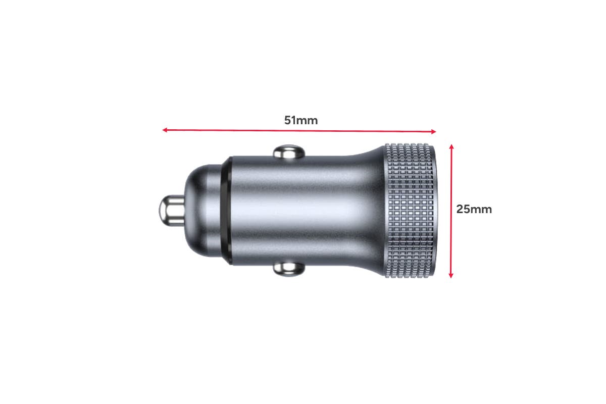 Kogan 30W PD USB-A and USB-C Car Charger