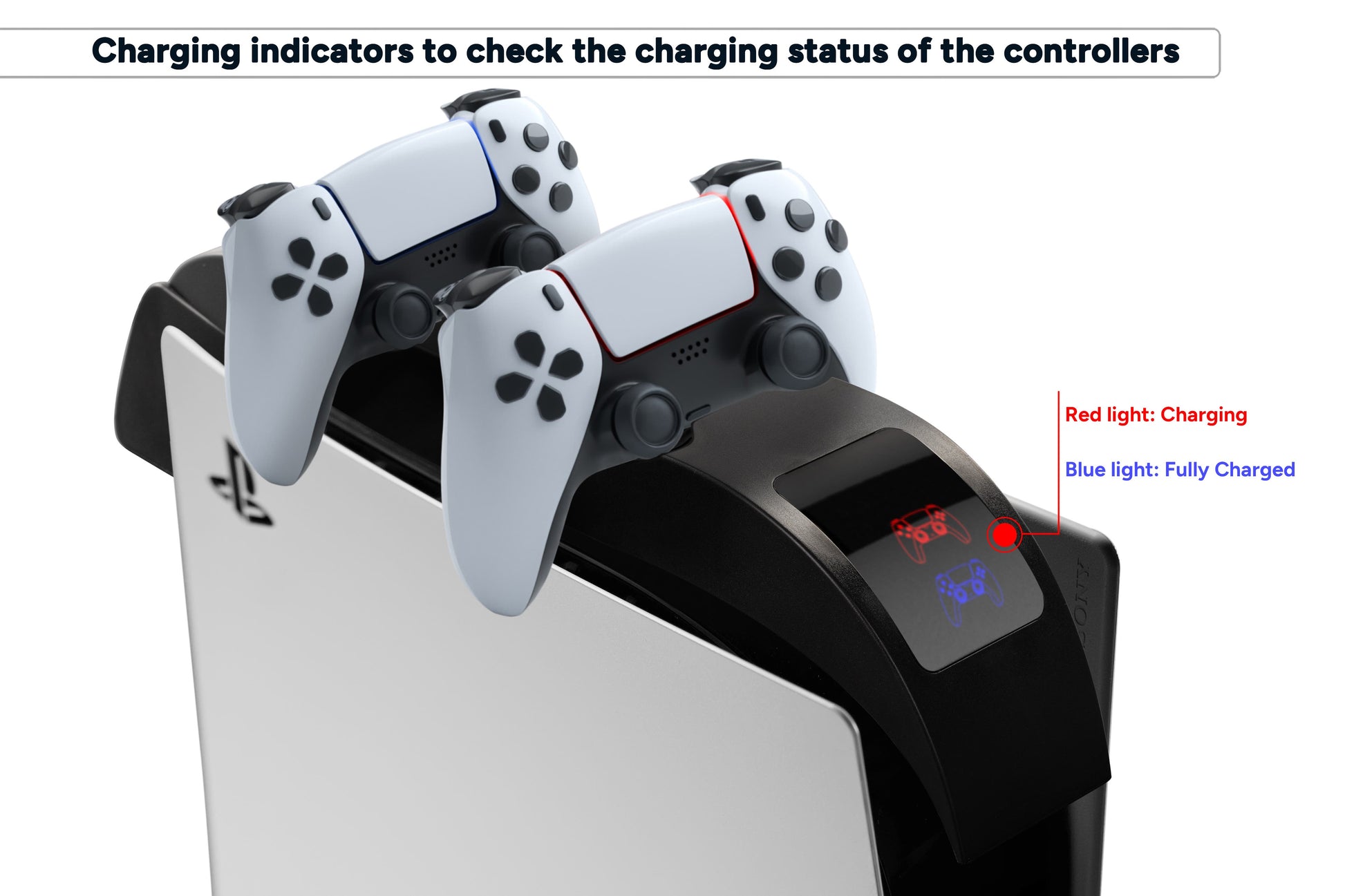 PS5 Dual Controller Charging Dock