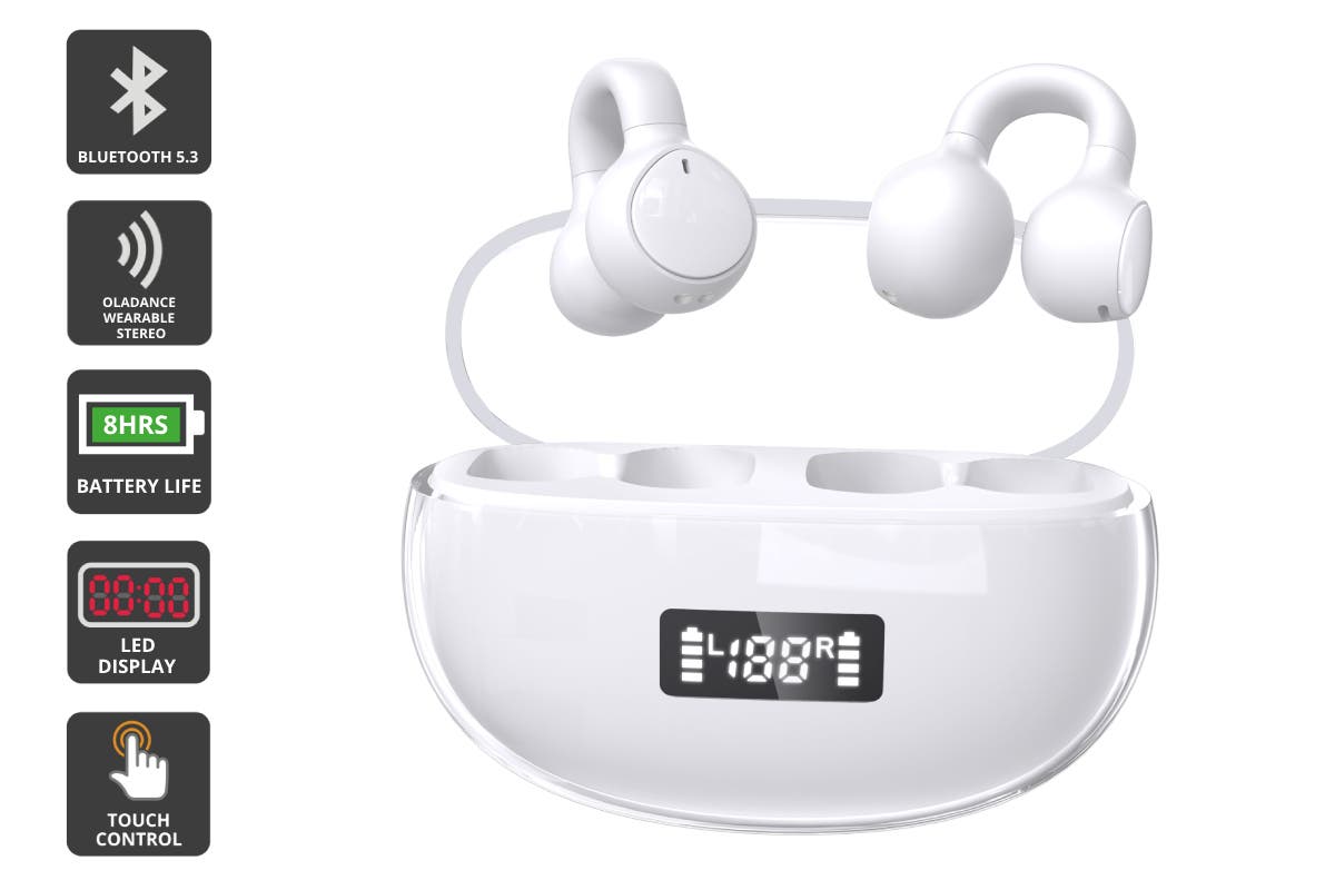 Kogan Clip-on Open-Ear Sports Earphones