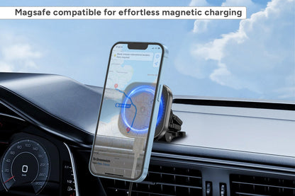 Kogan MagSafe-Compatible Magnetic Wireless Car Phone Charger