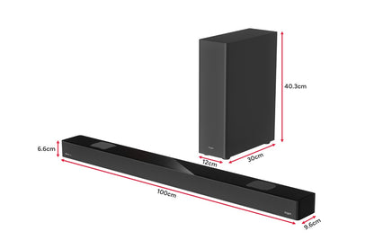 Kogan 5.1.2 Channel 200W Dolby Atmos Soundbar with Wireless Subwoofer