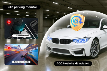 Kogan 1080p Dual Car Dash Camera (Front & Rear)