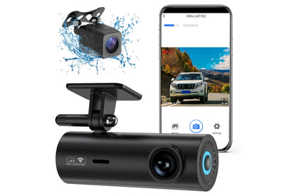 Kogan 4K Hidden Dual Channel Car Dash Camera - Front and Rear (SG2C-100)