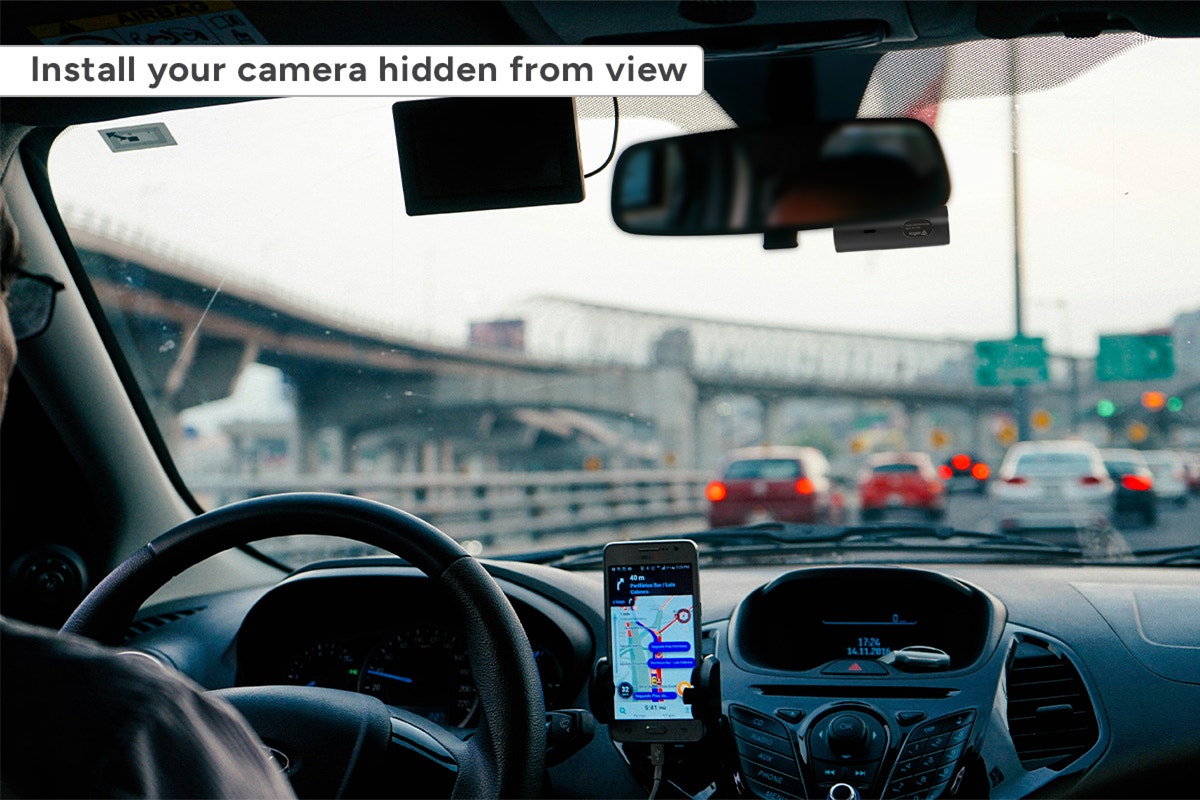 Kogan 4K Hidden Dual Channel Car Dash Camera - Front and Rear (SG2C-100)