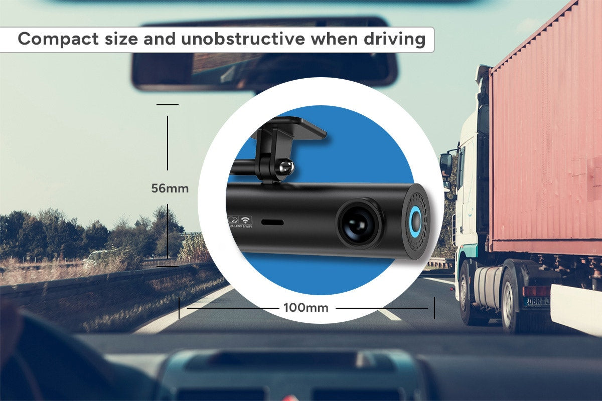 Kogan 2K Hidden Dual Channel Car Dash Camera - Front and Rear (SG2C-100)