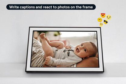 Kogan 15.6" Wi-Fi Digital Photo Frame with Frameo App (Black)