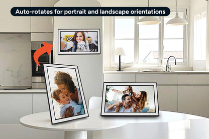 Kogan 15.6" Wi-Fi Digital Photo Frame with Frameo App (Black)