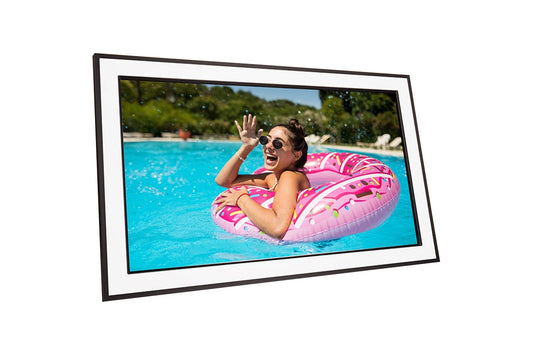 Kogan 15.6" Wi-Fi Digital Photo Frame with Frameo App (Black)