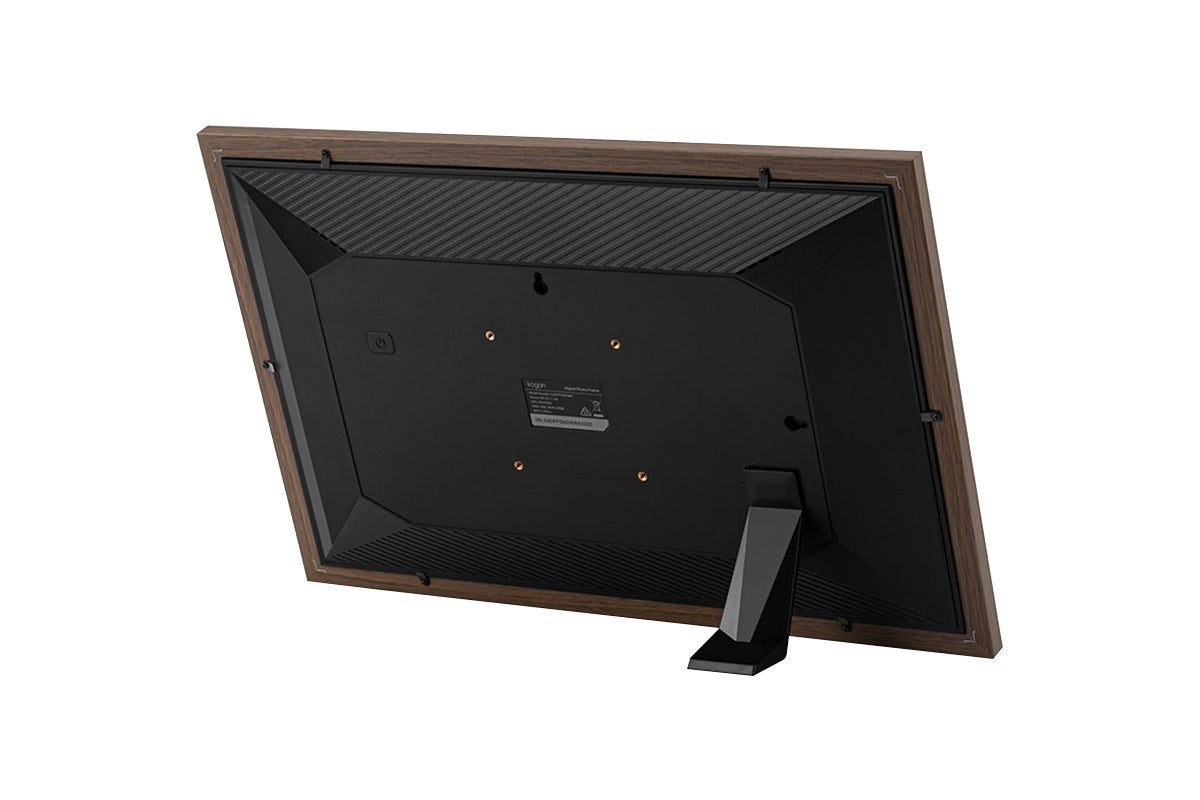Kogan 15.6" Wi-Fi Digital Photo Frame with Frameo App (Brown)