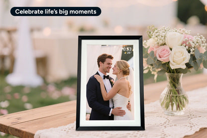 Kogan 10.1" Touch Screen Digital Photo Frame with Frameo App (Including 3 Frames)