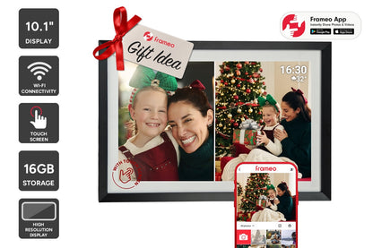 Kogan 10.1" Touch Screen Digital Photo Frame with Frameo App (Including 3 Frames)