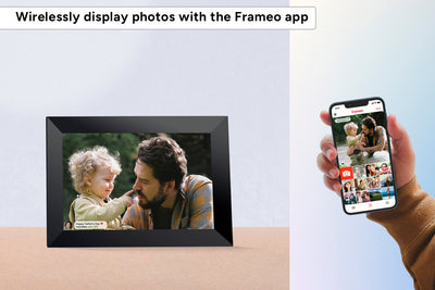 Kogan 10.1" Wi-Fi Digital Photo Frame with Frameo App - 32GB,Black