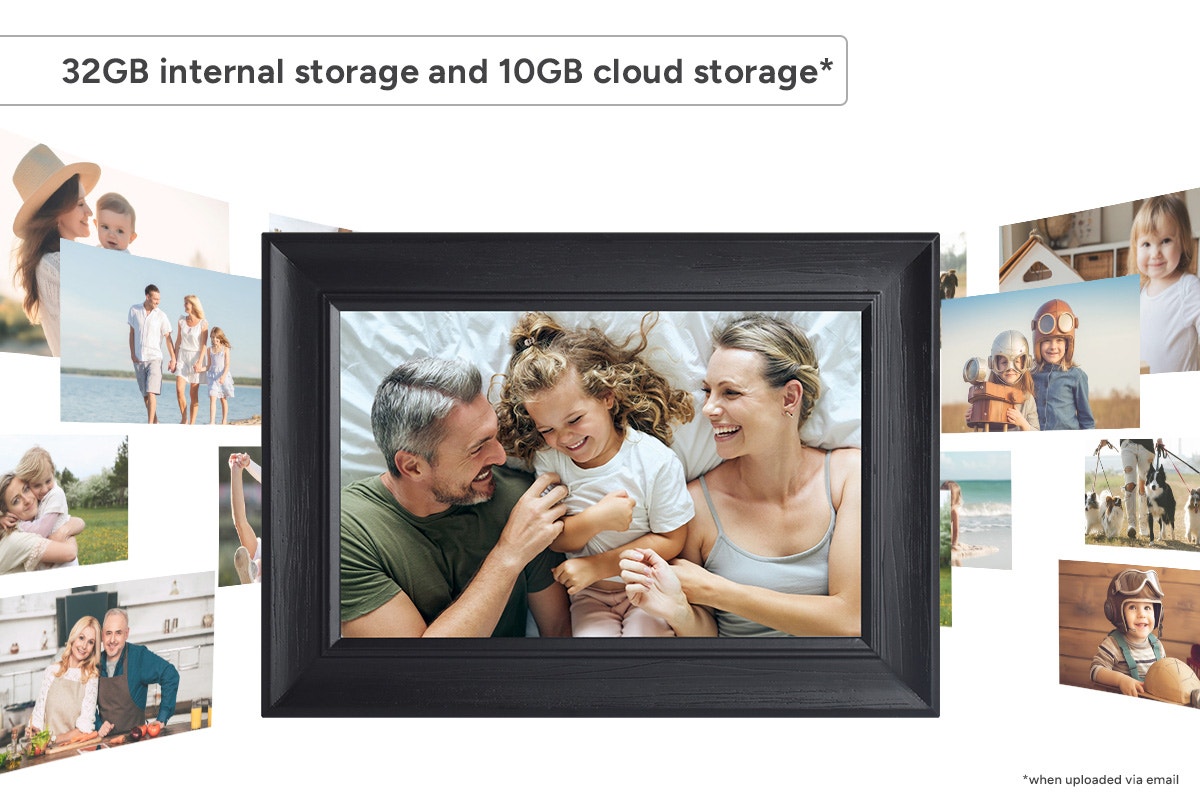 Kogan 10.1" Touch Screen Wireless Digital Photo Frame (Black)
