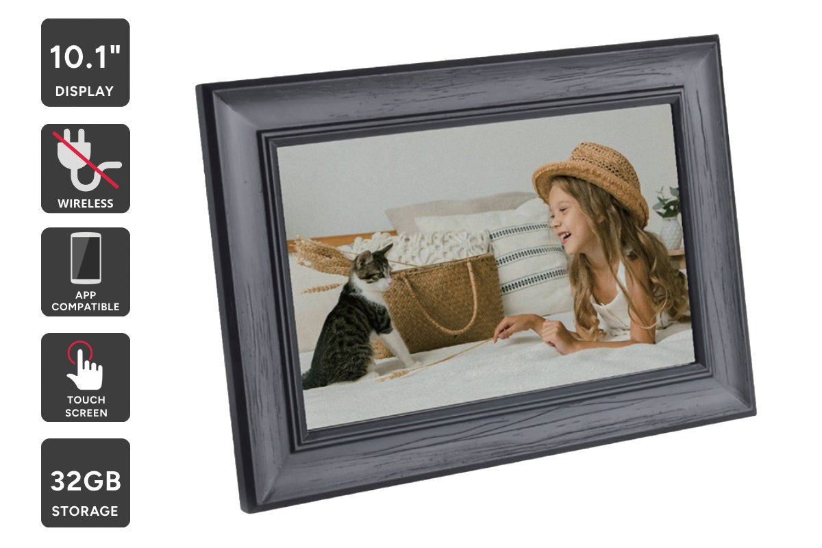 Kogan 10.1" Touch Screen Wireless Digital Photo Frame (Black)