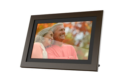 Kogan 10.1" WiFi Digital Photo Frame with Frameo App - Wood