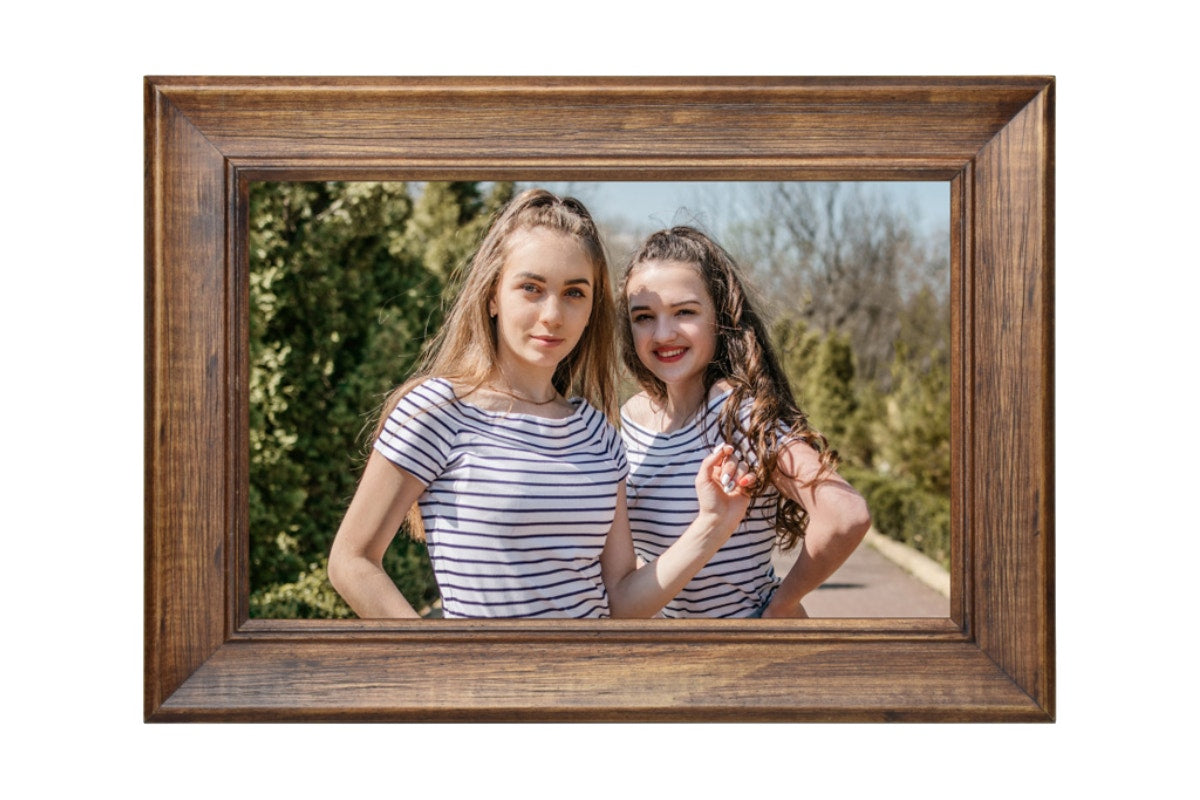Kogan 10.1" Touch Screen Wireless Digital Photo Frame (Wood)