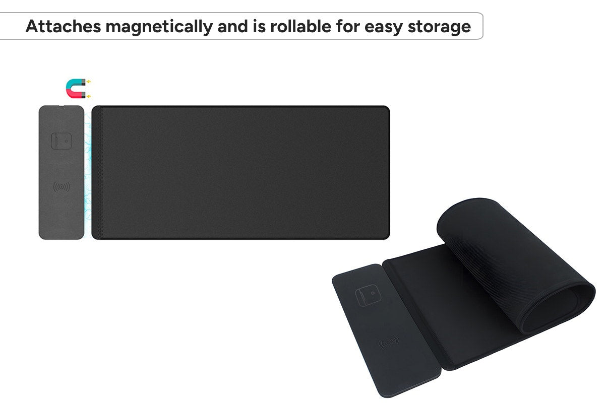 Kogan MagSafe-Compatible Wireless Charging Desk Mat (78x37cm)