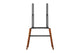 Kogan Danish Studio TV Stand with Storage Shelf for 43" - 65" TVs (Matte Black & Walnut)