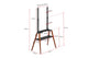 Kogan Danish Studio TV Stand with Storage Shelf for 43" - 65" TVs (Matte Black & Walnut)