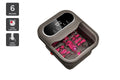 Kogan Foot Spa Bath and Massager Heated Bubble Vibration Rollers