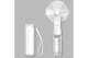 2-in-1 Mini Handheld Fan and Power Bank (White)
