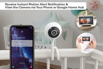 Kogan SmarterHomeâ„¢ 1296p Smart Baby Monitor Security Camera (White)