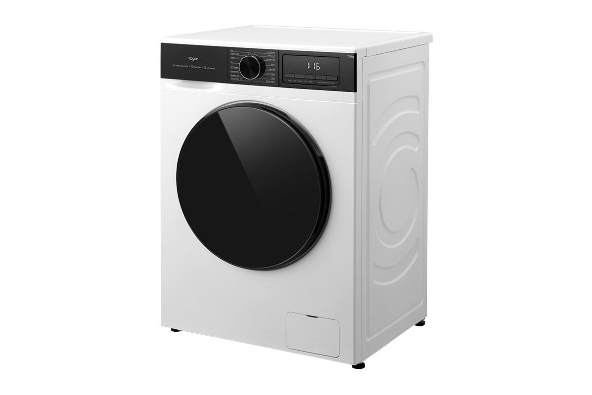 Kogan 7.5kg Front Load BLDC Inverter Washing Machine (White)