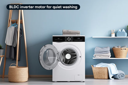 Kogan 7.5kg Front Load BLDC Inverter Washing Machine (White)