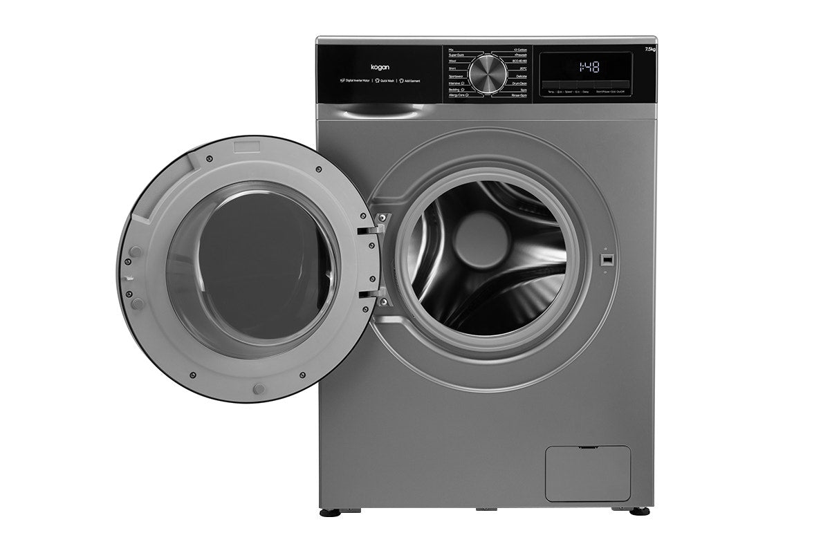 Kogan 7.5kg Front Load BLDC Inverter Washing Machine (Graphite)