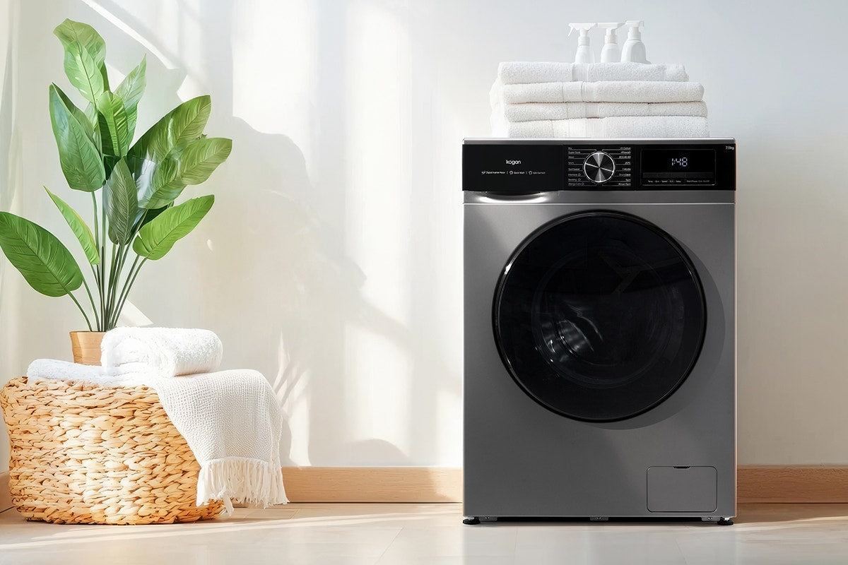 Kogan 7.5kg Front Load BLDC Inverter Washing Machine (Graphite)