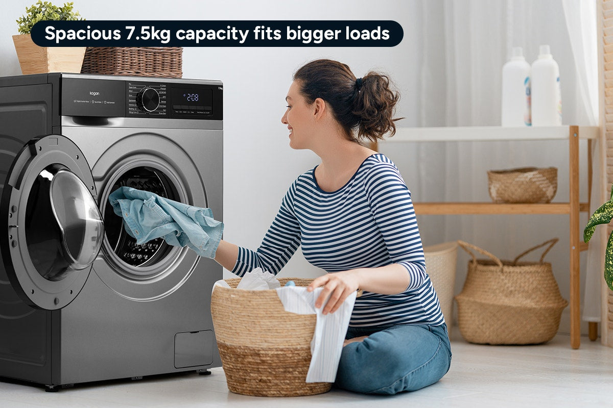 Kogan 7.5kg Front Load BLDC Inverter Washing Machine (Graphite)