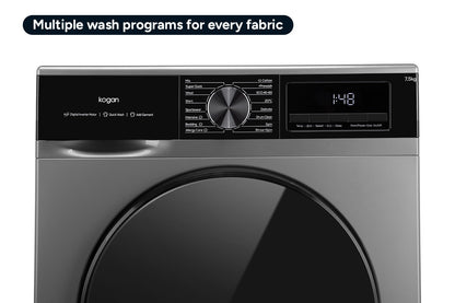 Kogan 7.5kg Front Load BLDC Inverter Washing Machine (Graphite)