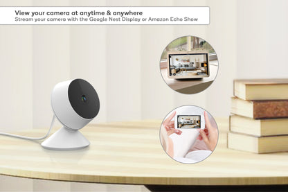 Kogan SmarterHome™ 3MP Indoor Security Camera with USB-C