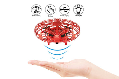 Galactic Gesture Controlled Mini Drone - Red