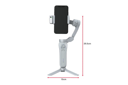 Kogan 3-Axis Portable Phone Gimbal with AI Tracking and Dimmable Light