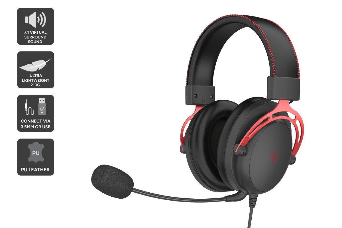 Kogan Ultra Comfort Gaming Headset with Detachable Microphone