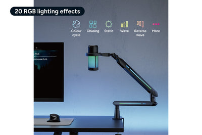 Kogan RGB Microphone Boom Arm