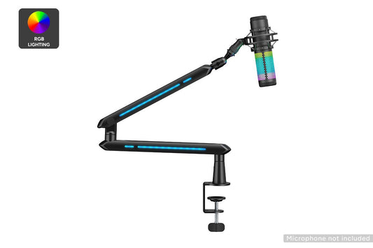 Kogan RGB Microphone Boom Arm