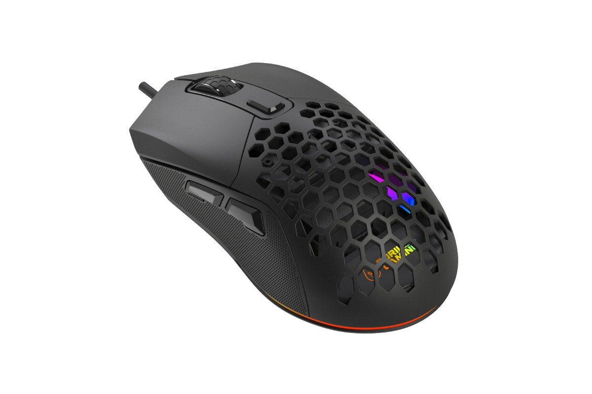 Gorilla Gaming GM121 RGB Ultralight Gaming Mouse  - 67g)