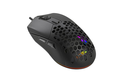 Gorilla Gaming GM121 RGB Ultralight Gaming Mouse  - 67g)
