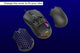 Gorilla Gaming GM121 RGB Ultralight Gaming Mouse  - 67g)