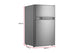 Kogan 85L Top Mount Fridge (Stainless Steel)