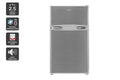 Kogan 85L Top Mount Fridge Stainless Steel Compact Quiet Design