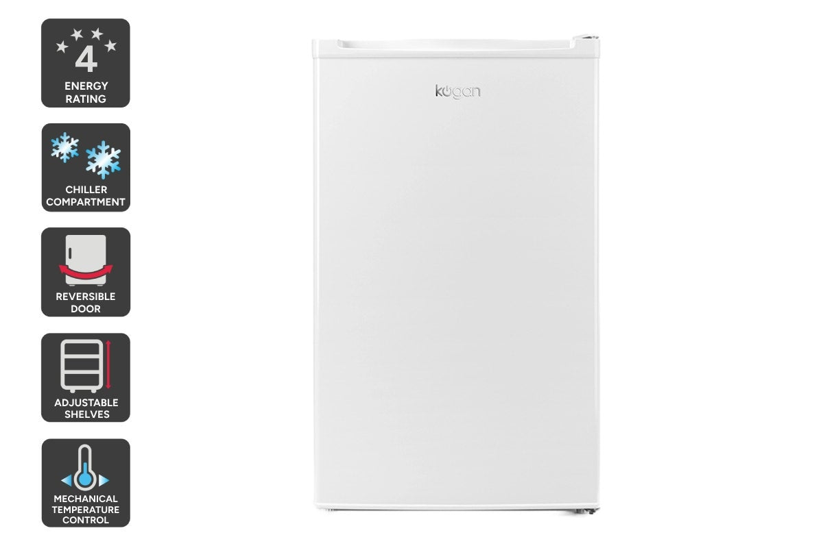 Kogan 121L Bar Fridge (White)