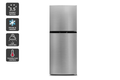 Kogan 197L Top Mount Fridge - Stainless Steel