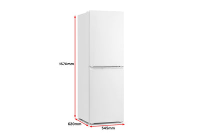 Kogan 230L Bottom Mount Fridge White No Frost 3 Star Energy