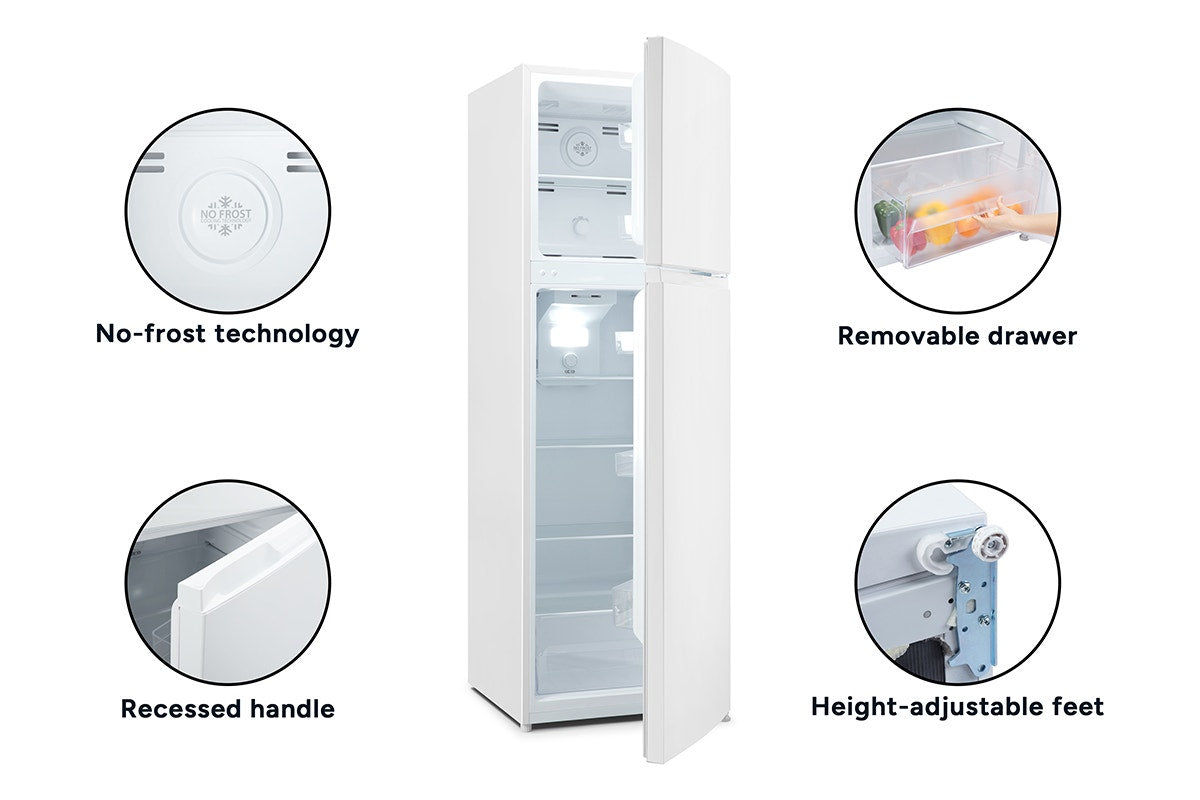Kogan 247L Top Mount Fridge (White)
